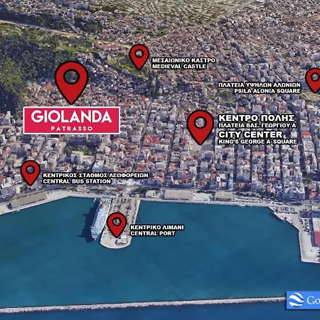 Giolanda Patrasso - Modern In The Center Of Apartmán Patras